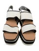 Stella McCartney Striped Slingback Sandals