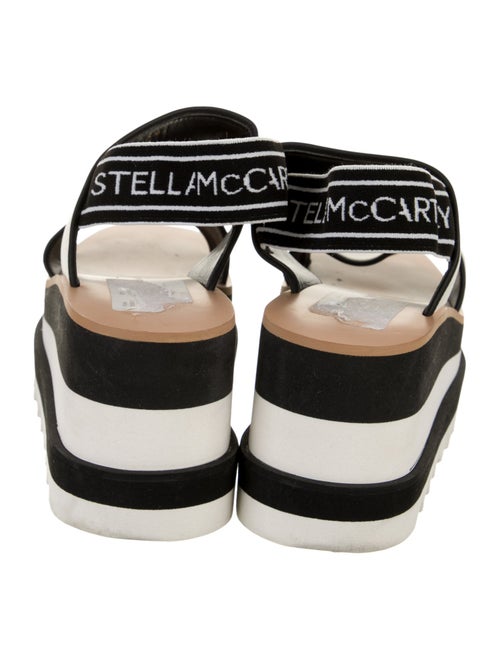 Stella McCartney Striped Slingback Sandals