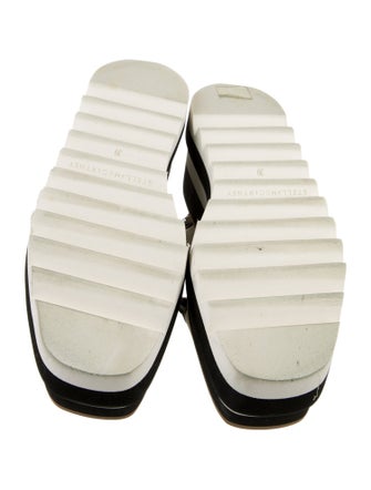 Stella McCartney Striped Slingback Sandals