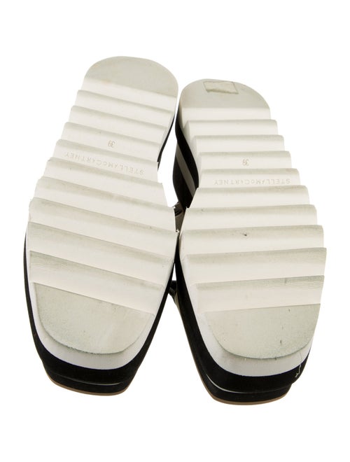 Stella McCartney Striped Slingback Sandals