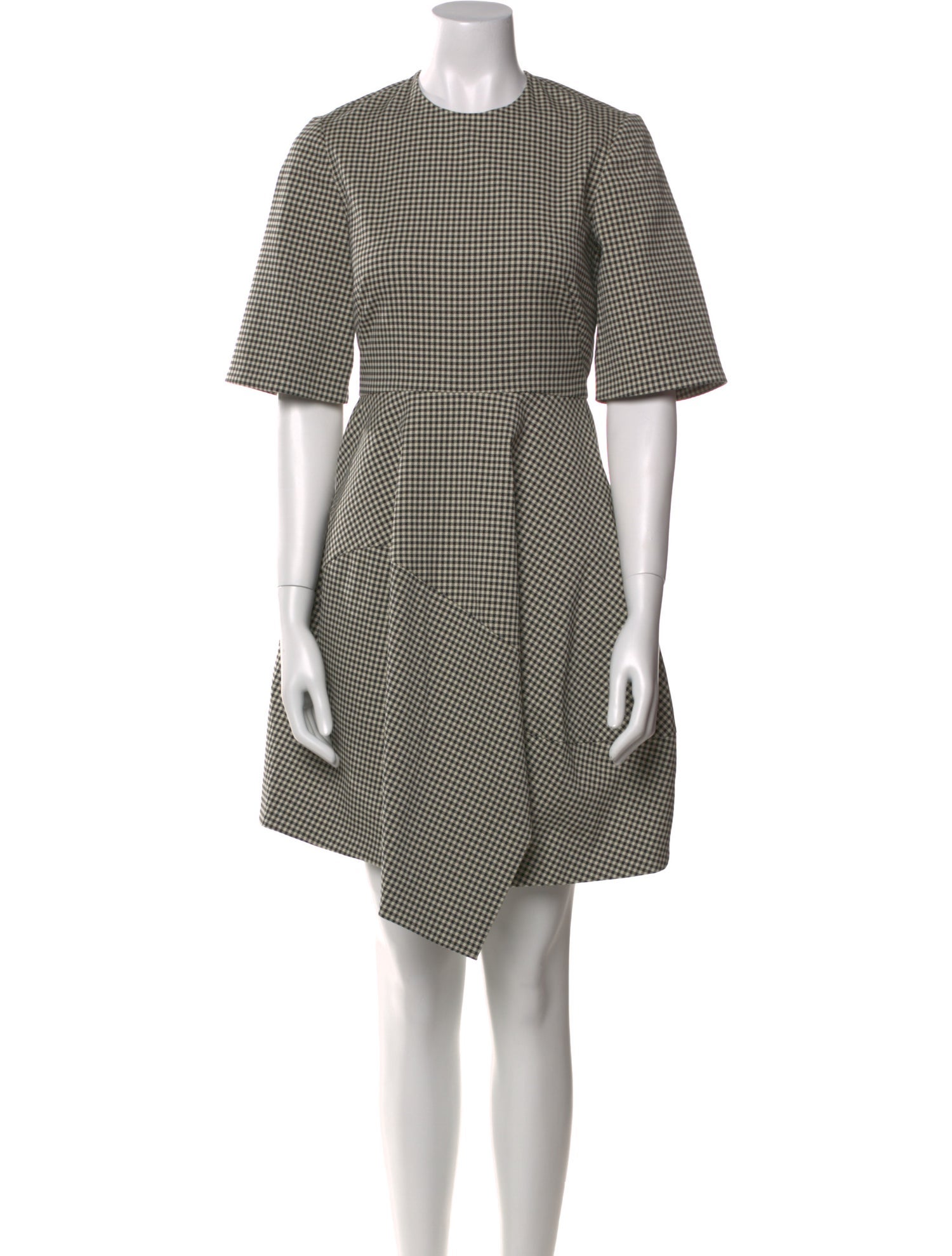 Stella McCartney Plaid Print Knee-Length Dress