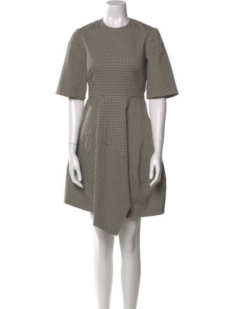 Stella McCartney Plaid Print Knee-Length Dress