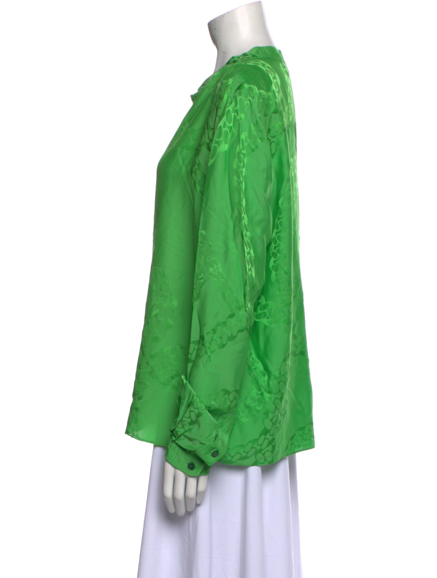 Stella McCartney Silk V-Neck Blouse