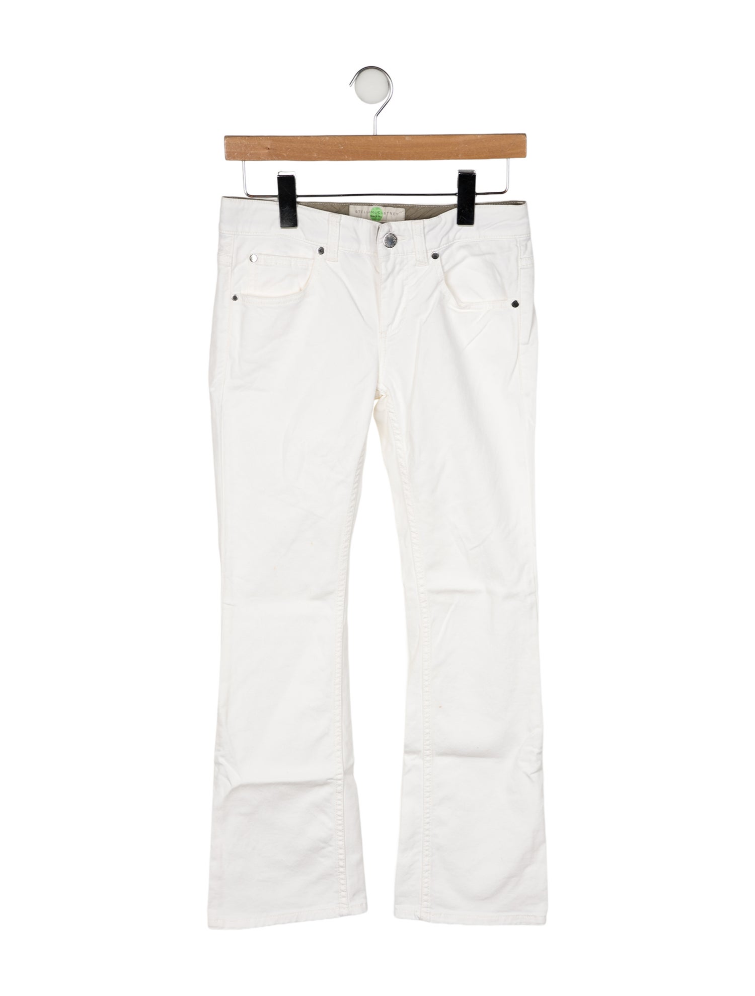 Stella McCartney Low-Rise Straight Leg Jeans