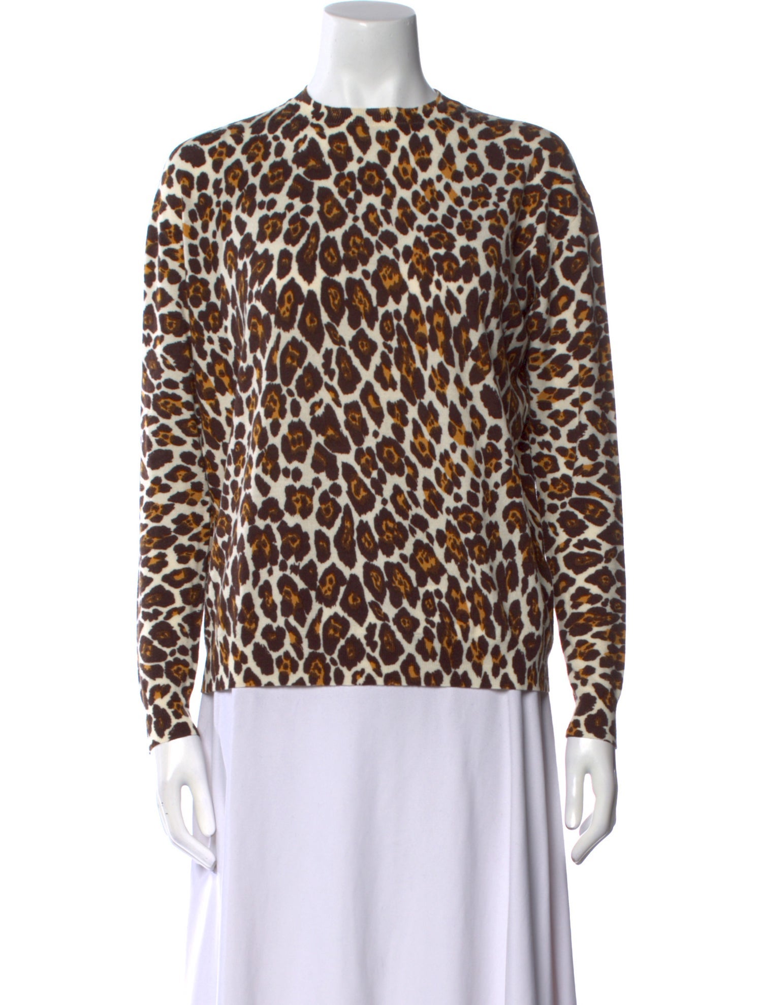 Stella McCartney Wool Animal Print Sweatshirt
