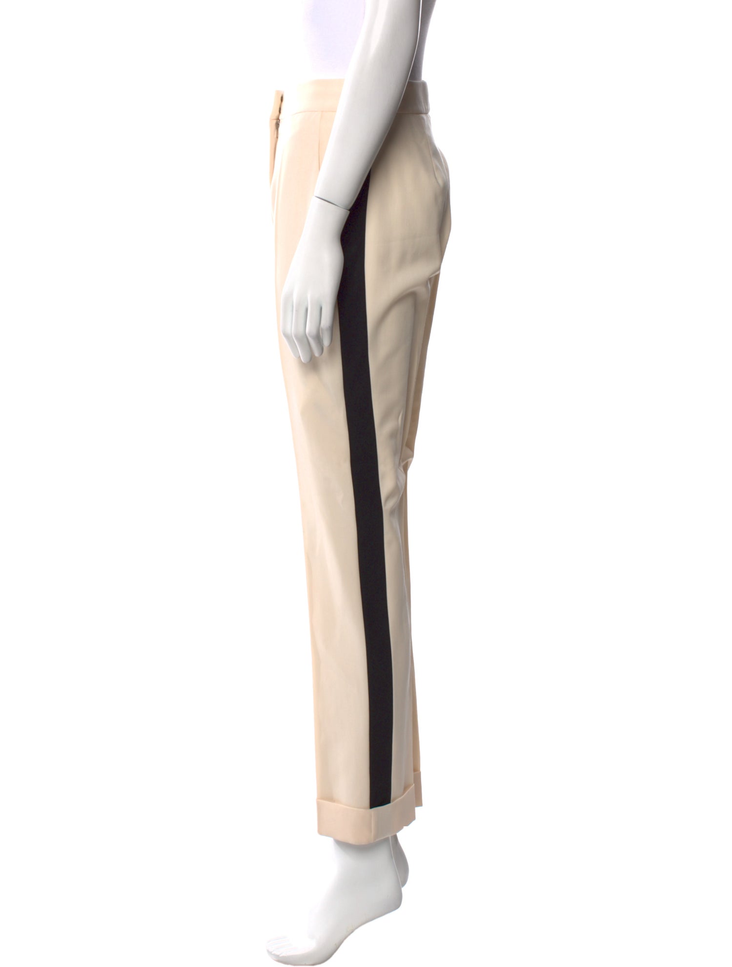 Stella McCartney Wool Straight Leg Pants
