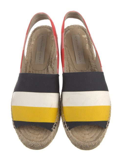 Stella McCartney Canvas Colorblock Pattern Espadrilles