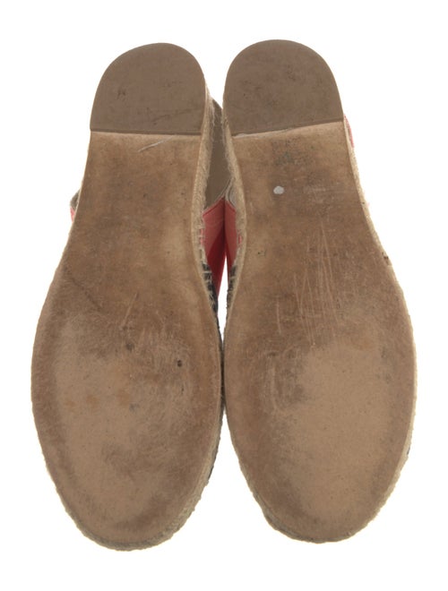 Stella McCartney Canvas Colorblock Pattern Espadrilles