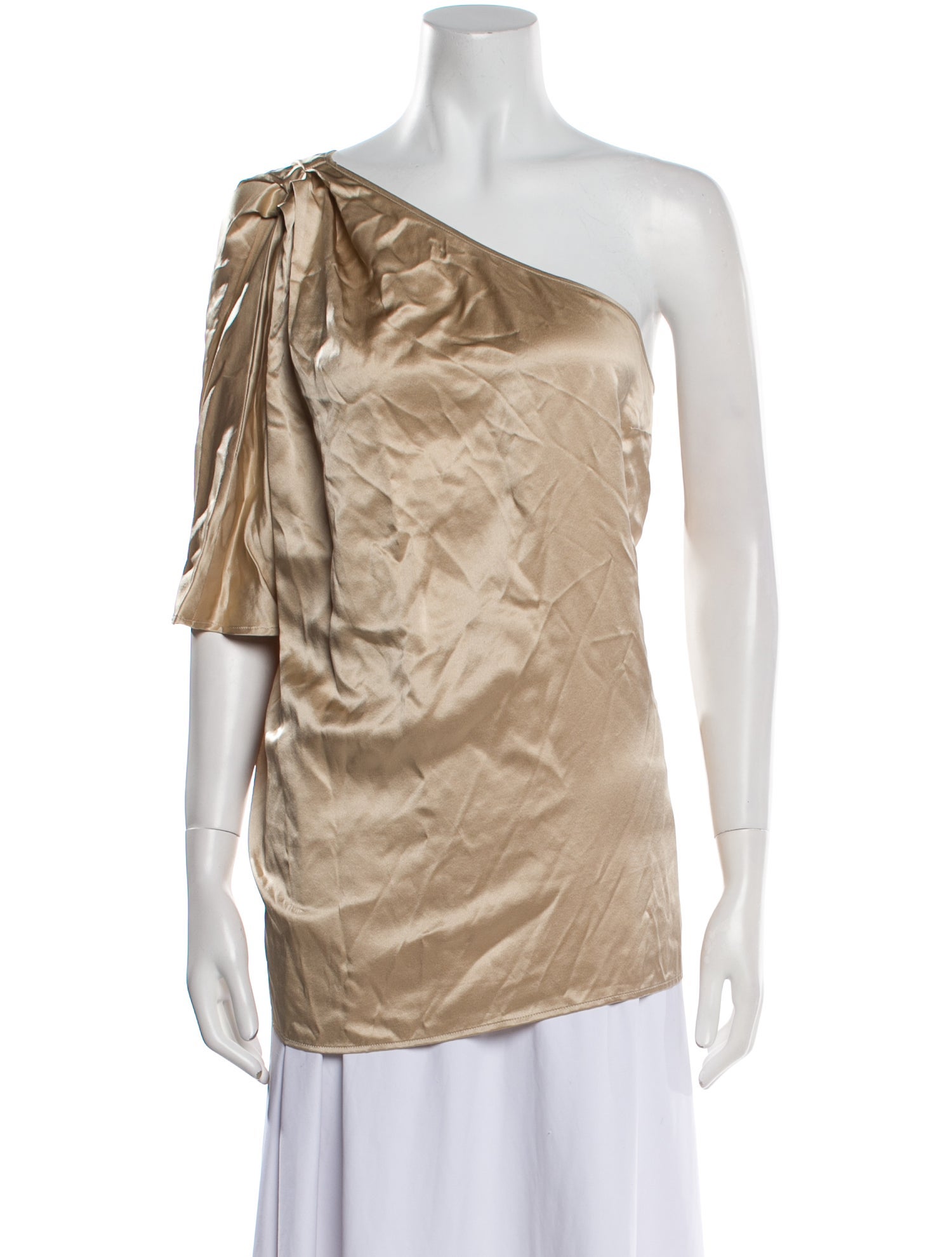 Stella McCartney One-Shoulder Short Sleeve Tunic