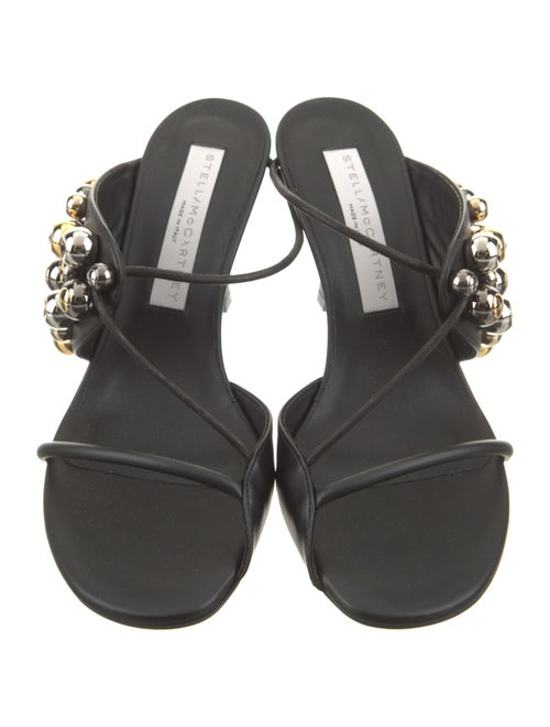 Stella McCartney Vegetarian Leather Studded Accents Slides