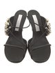 Stella McCartney Vegetarian Leather Studded Accents Slides