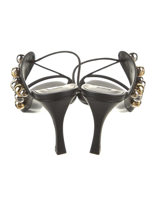 Stella McCartney Vegetarian Leather Studded Accents Slides