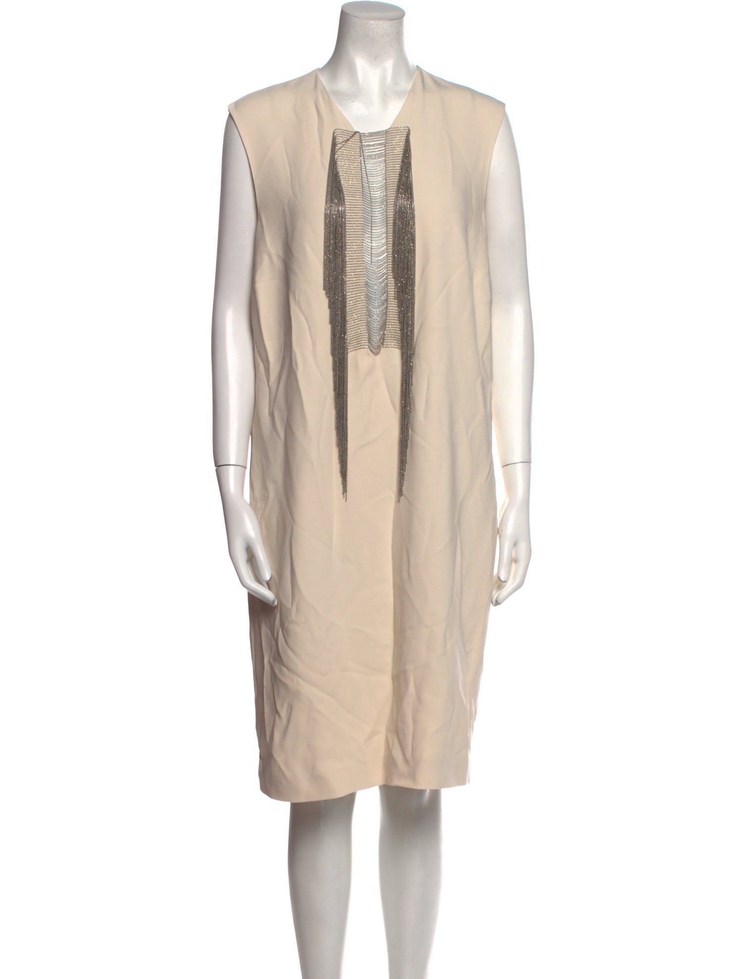 Stella McCartney Scoop Neck Knee-Length Dress