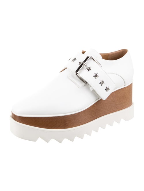 Stella McCartney Vegetarian Leather Colorblock Pattern Mules