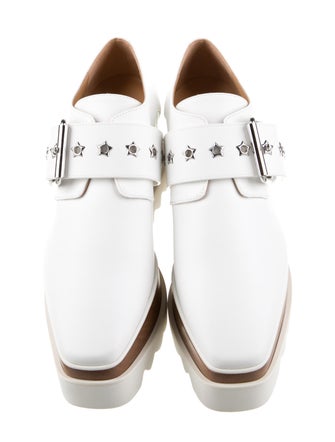 Stella McCartney Vegetarian Leather Colorblock Pattern Mules