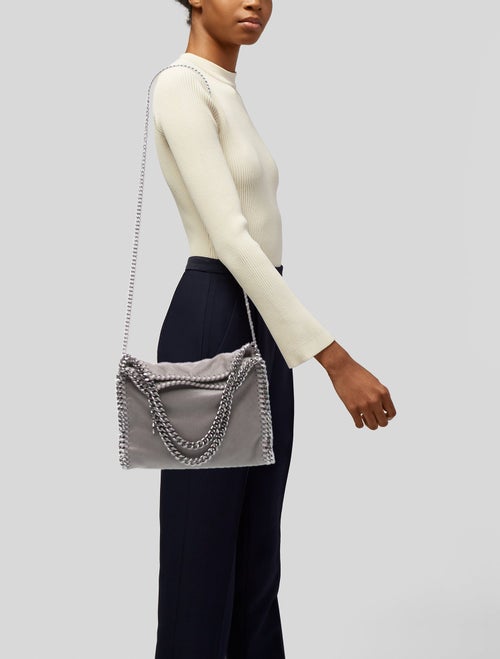 Stella McCartney Vegetarian Suede Top Handle Bag