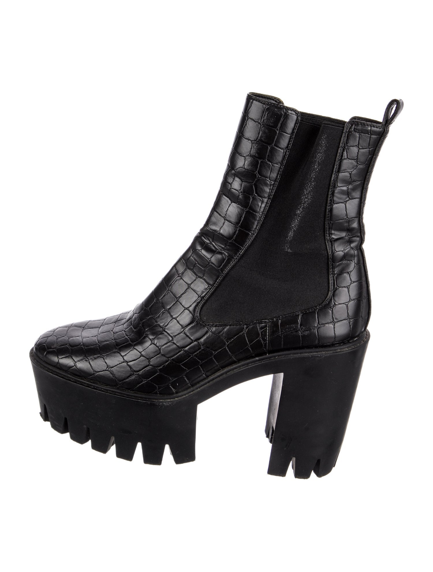 Stella McCartney Vegetarian Leather Combat Boots
