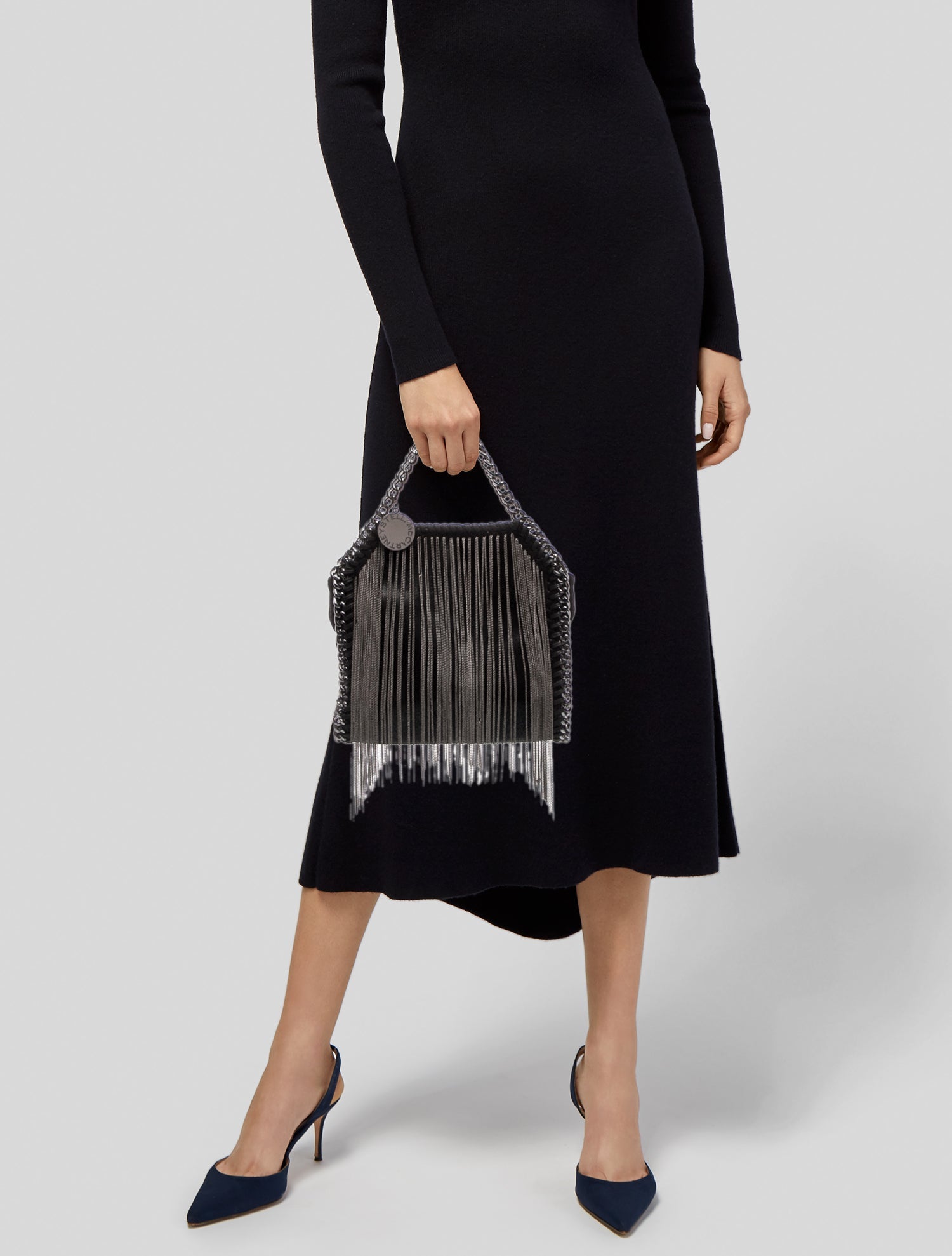 Stella McCartney Vegetarian Suede Top Handle Bag Mini