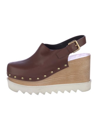 Stella McCartney Leather Slingback Flats