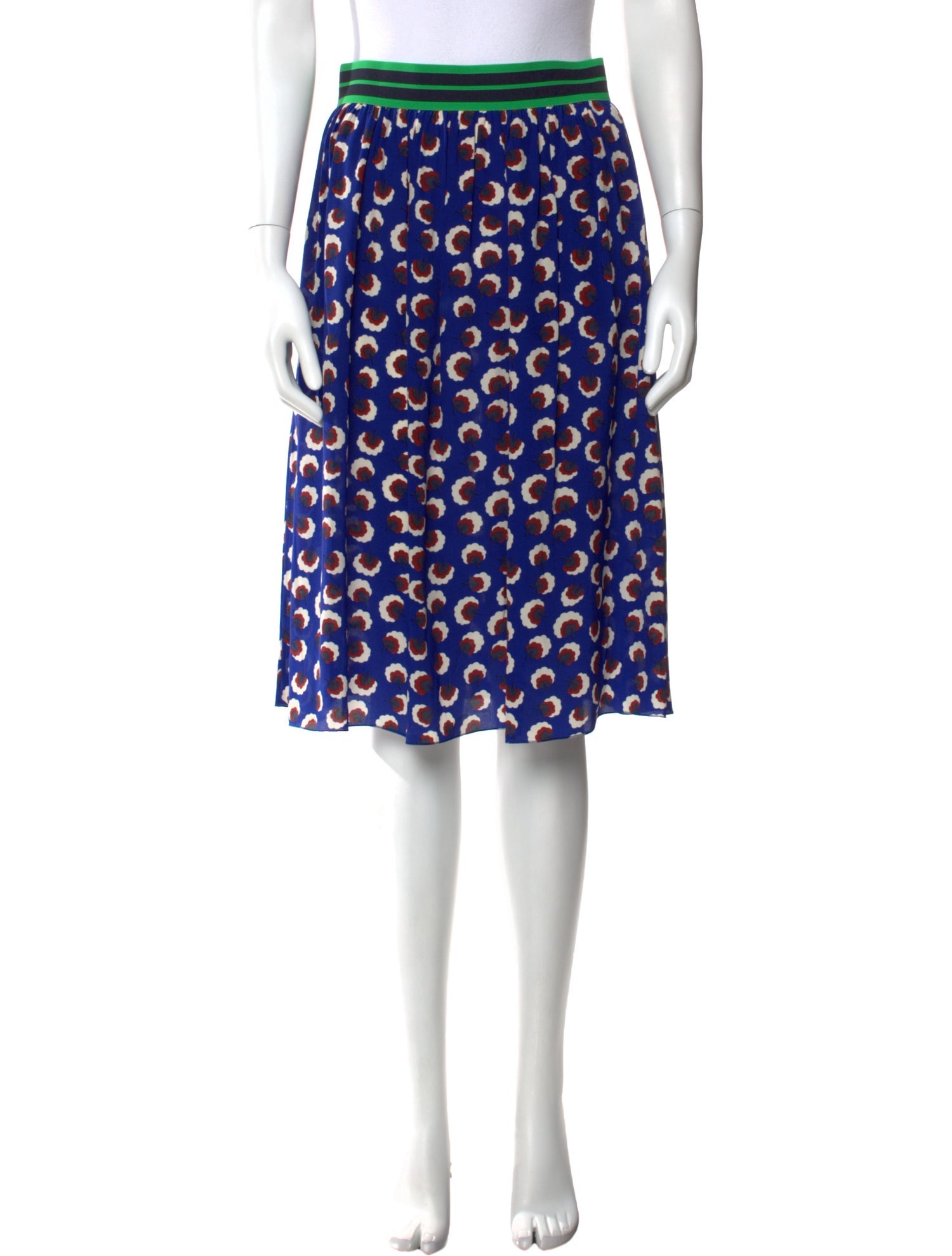 Stella McCartney Silk Knee-Length Skirt