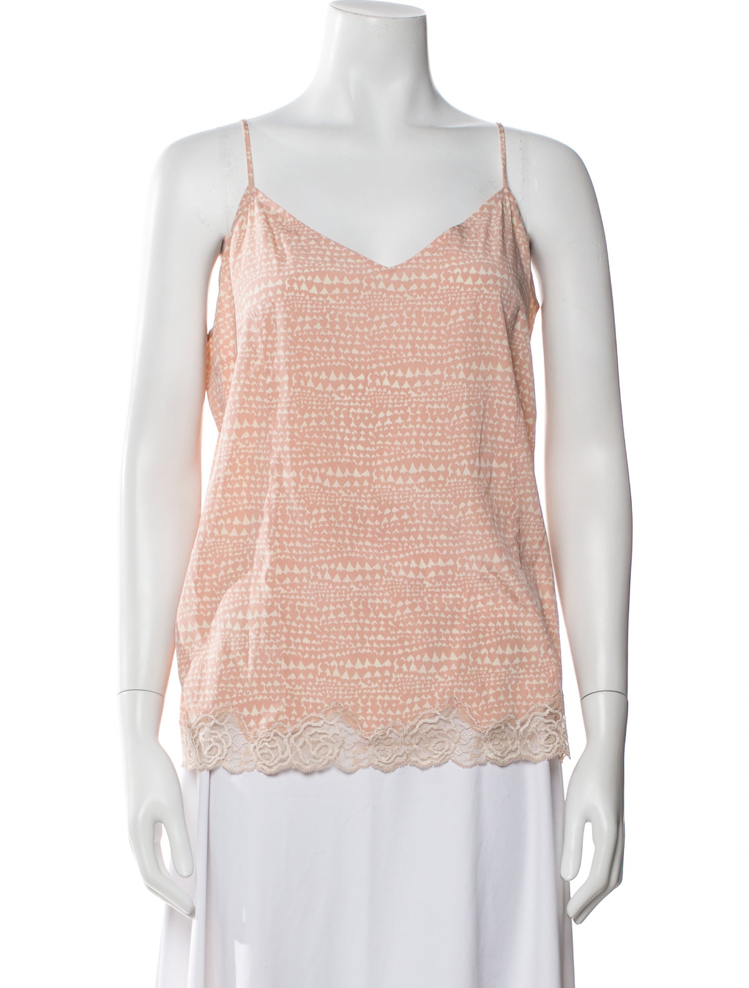 Stella McCartney Silk V-Neck Top