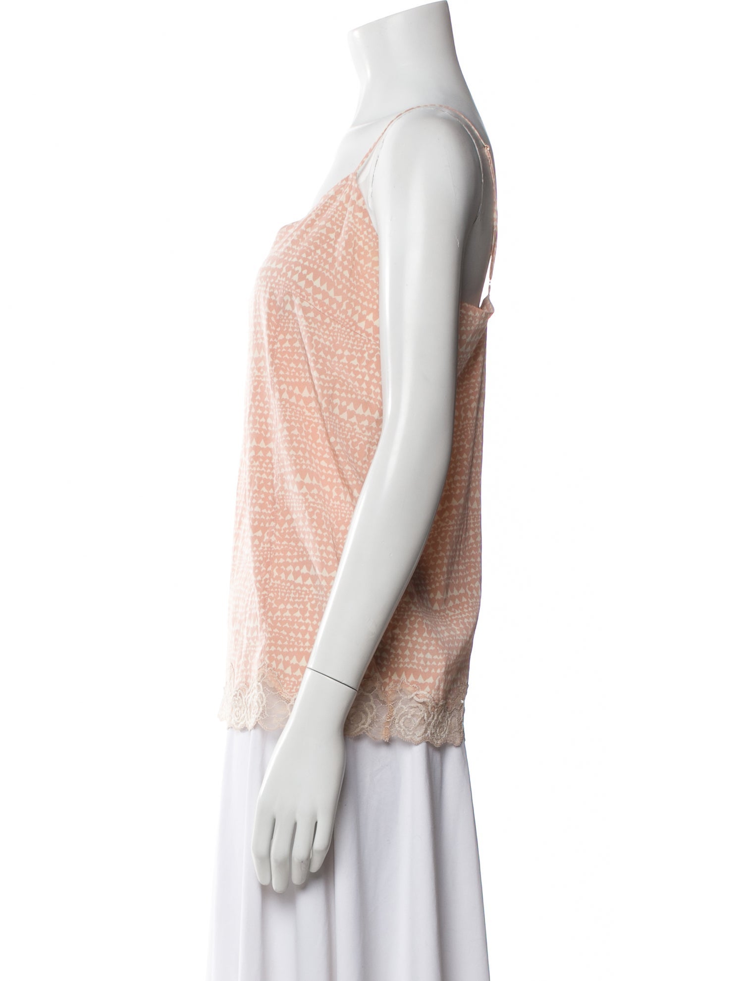 Stella McCartney Silk V-Neck Top