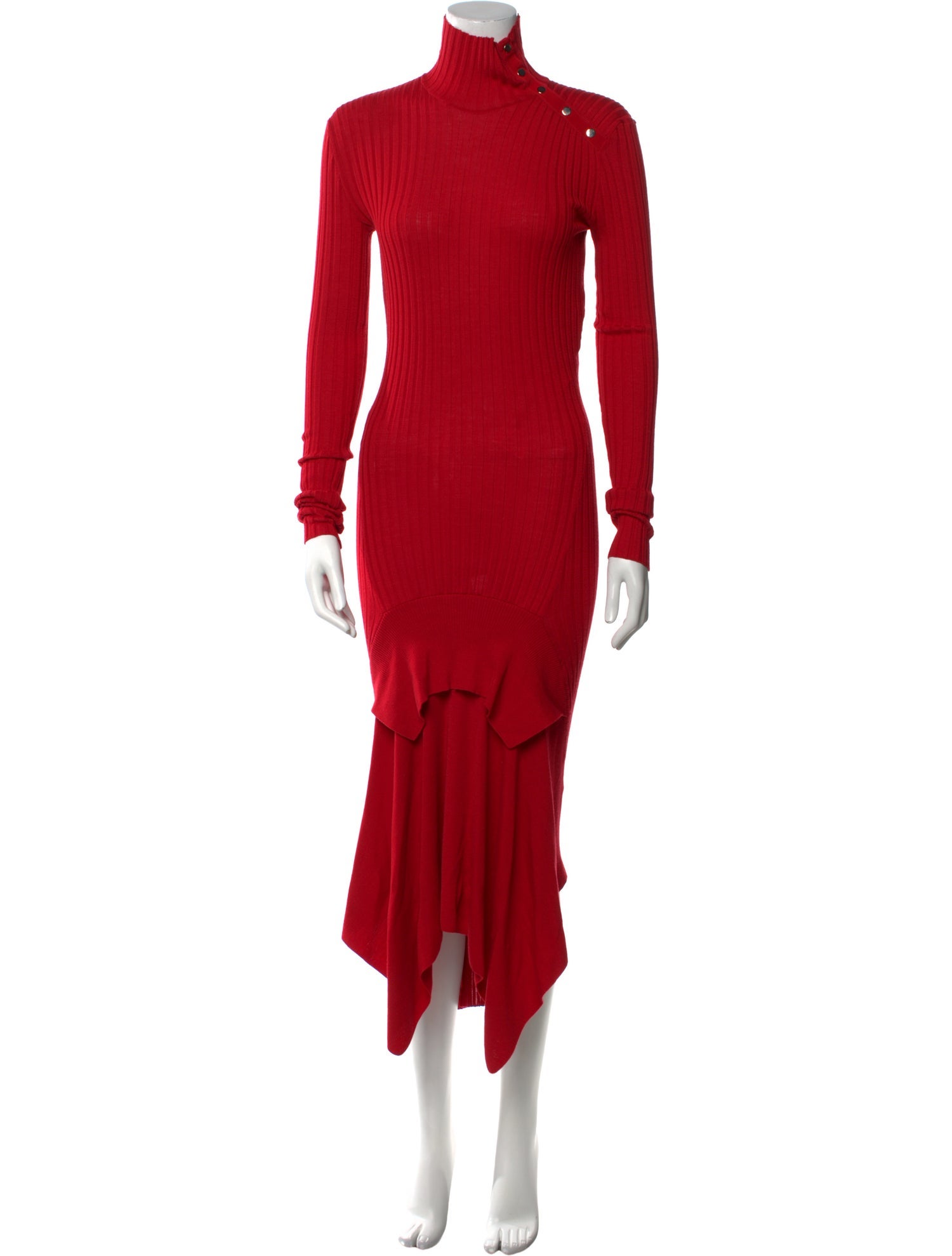 Stella McCartney Virgin Wool Long Dress