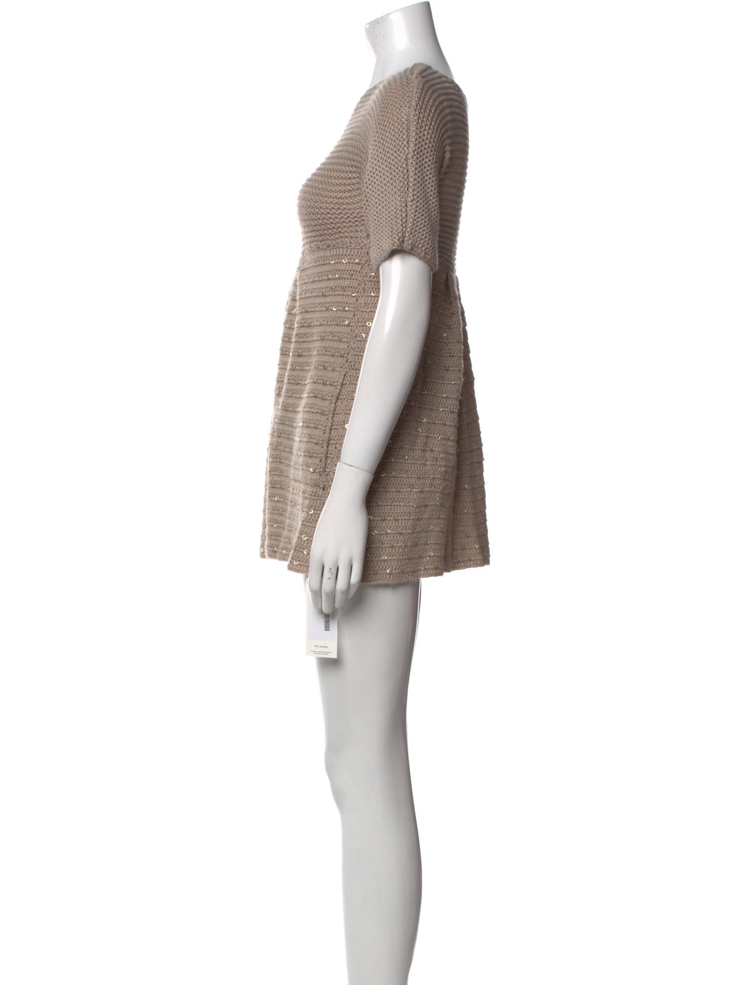 Stella McCartney Scoop Neck Mini Dress