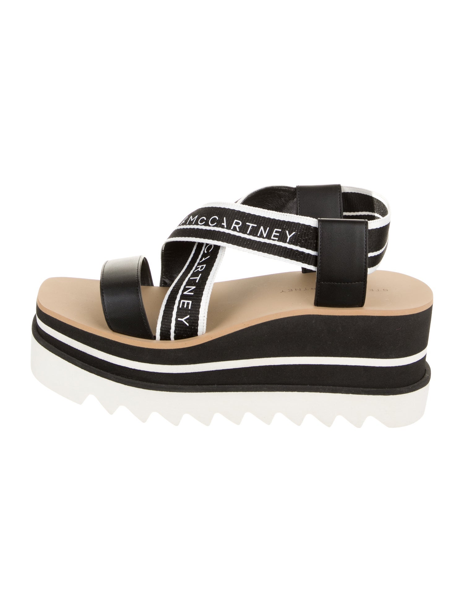 Stella McCartney Leather Printed Sandals