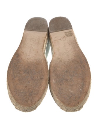 Stella McCartney Denim Floral Print Espadrilles