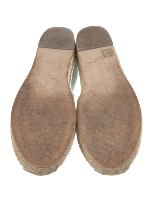 Stella McCartney Denim Floral Print Espadrilles