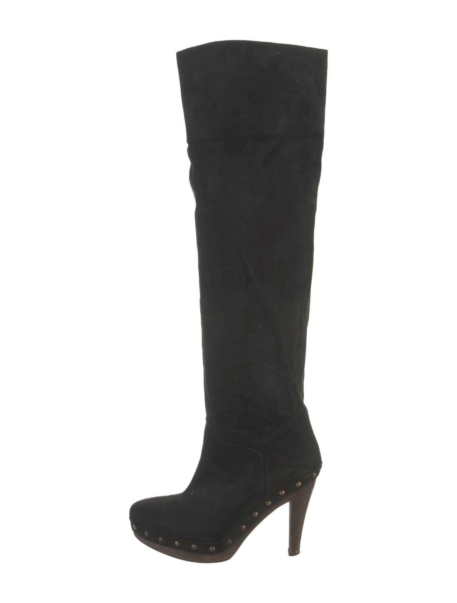 Stella McCartney Suede Studded Accents Boots