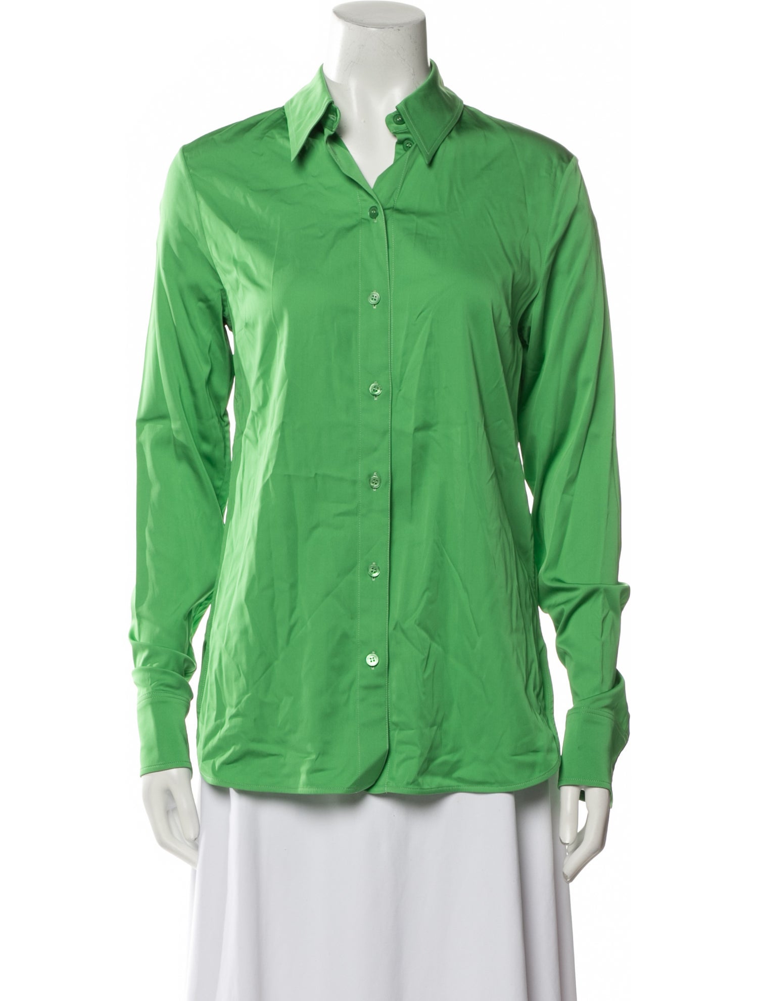 Stella McCartney Long Sleeve Button-Up Top
