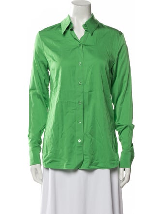 Stella McCartney Long Sleeve Button-Up Top