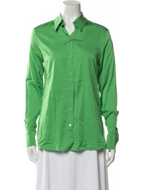 Stella McCartney Long Sleeve Button-Up Top