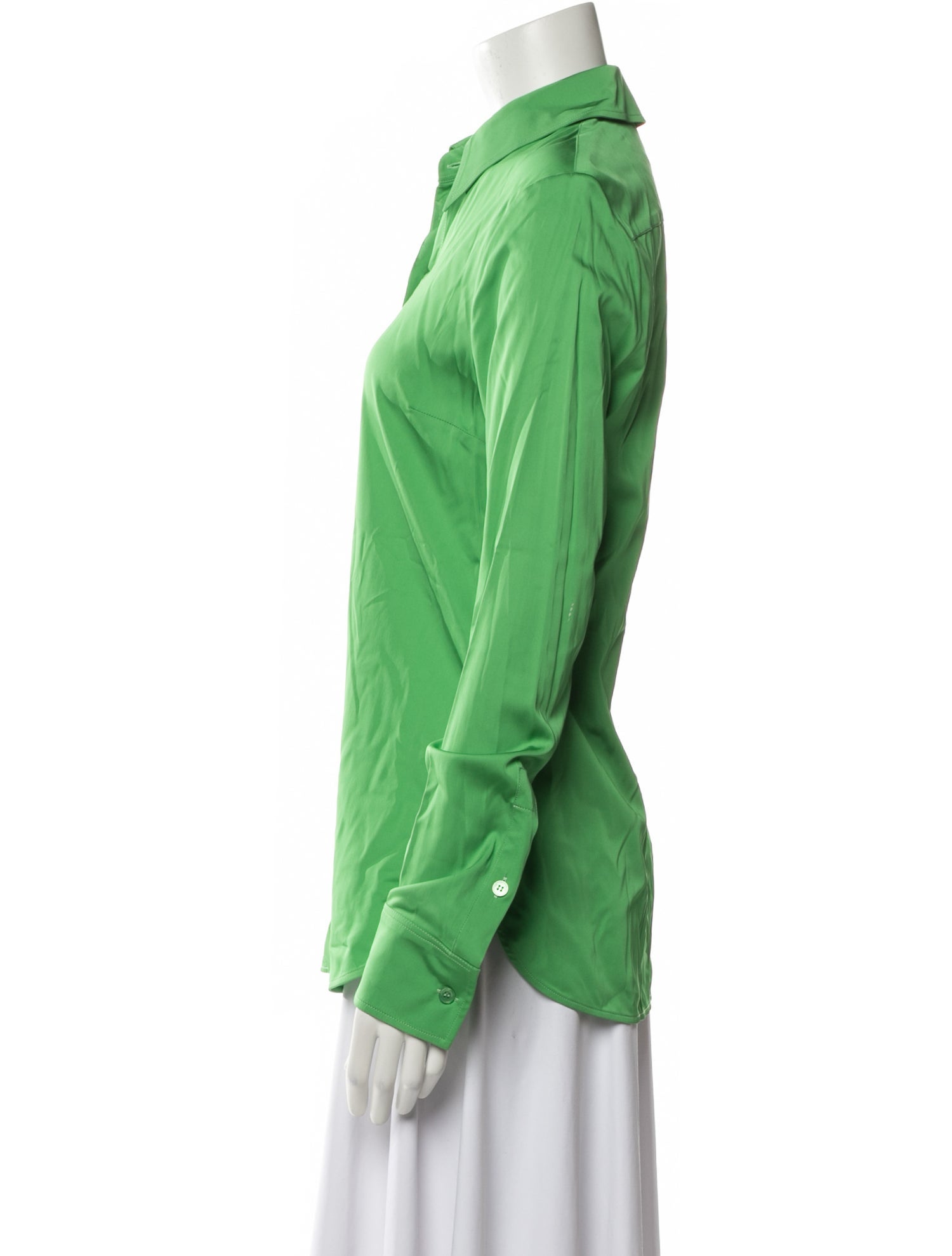 Stella McCartney Long Sleeve Button-Up Top