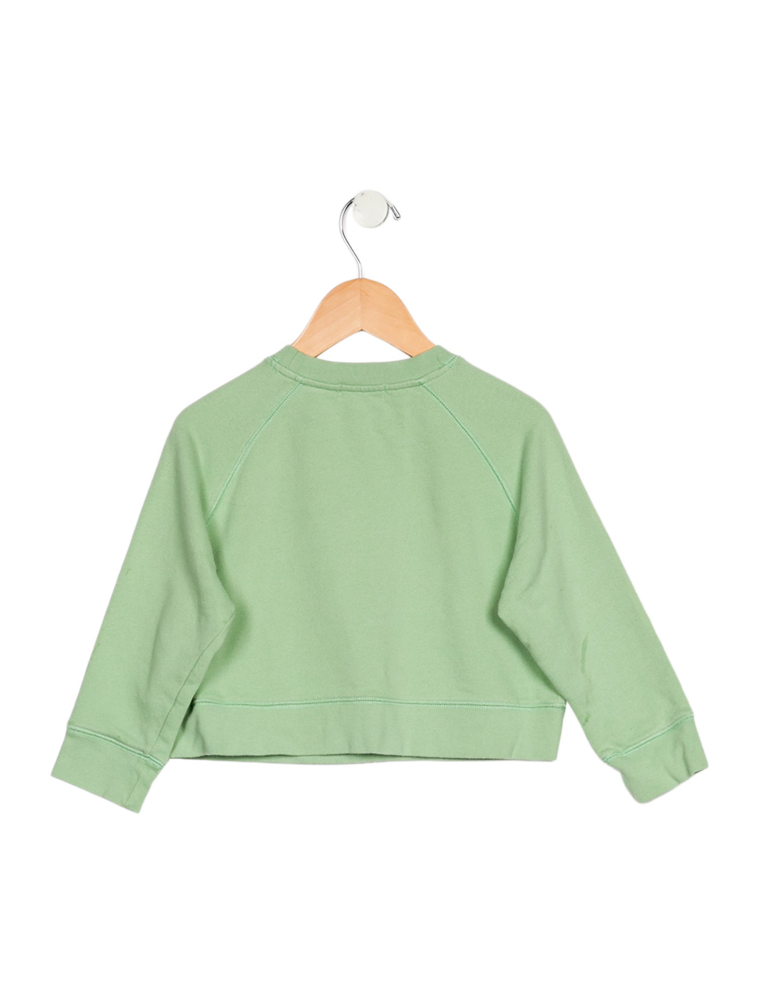 Stella McCartney toddler girls' green pattern printed sweatshirt
