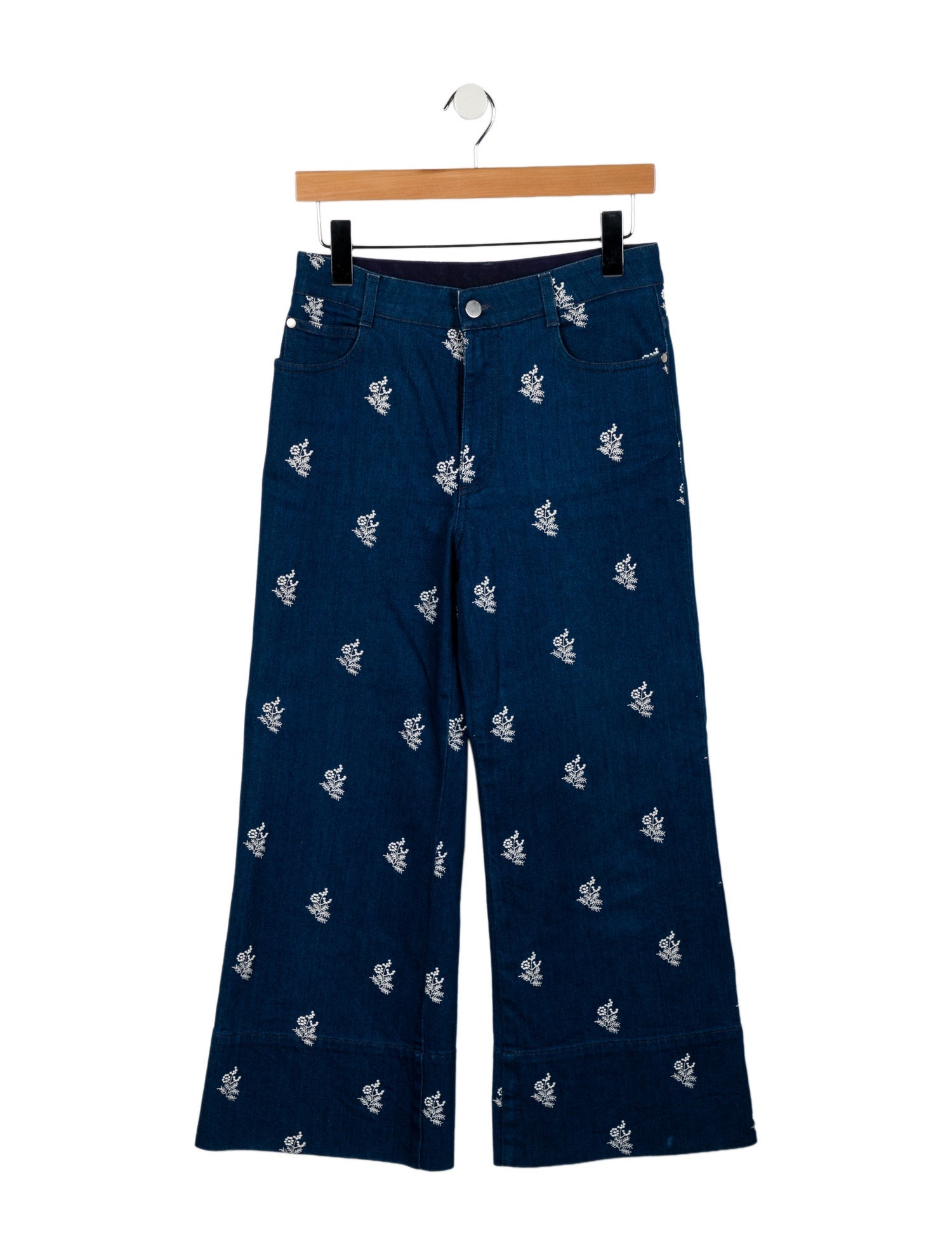 Stella McCartney Mid-Rise Wide Leg Jeans