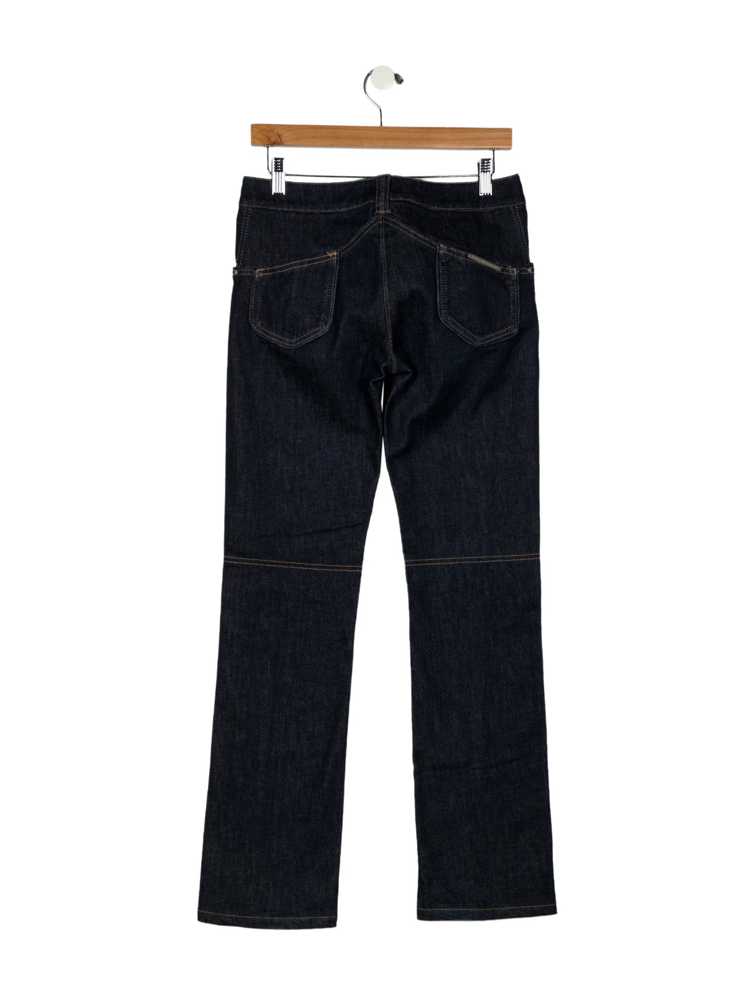 Stella McCartney Mid-Rise Straight Leg Jeans