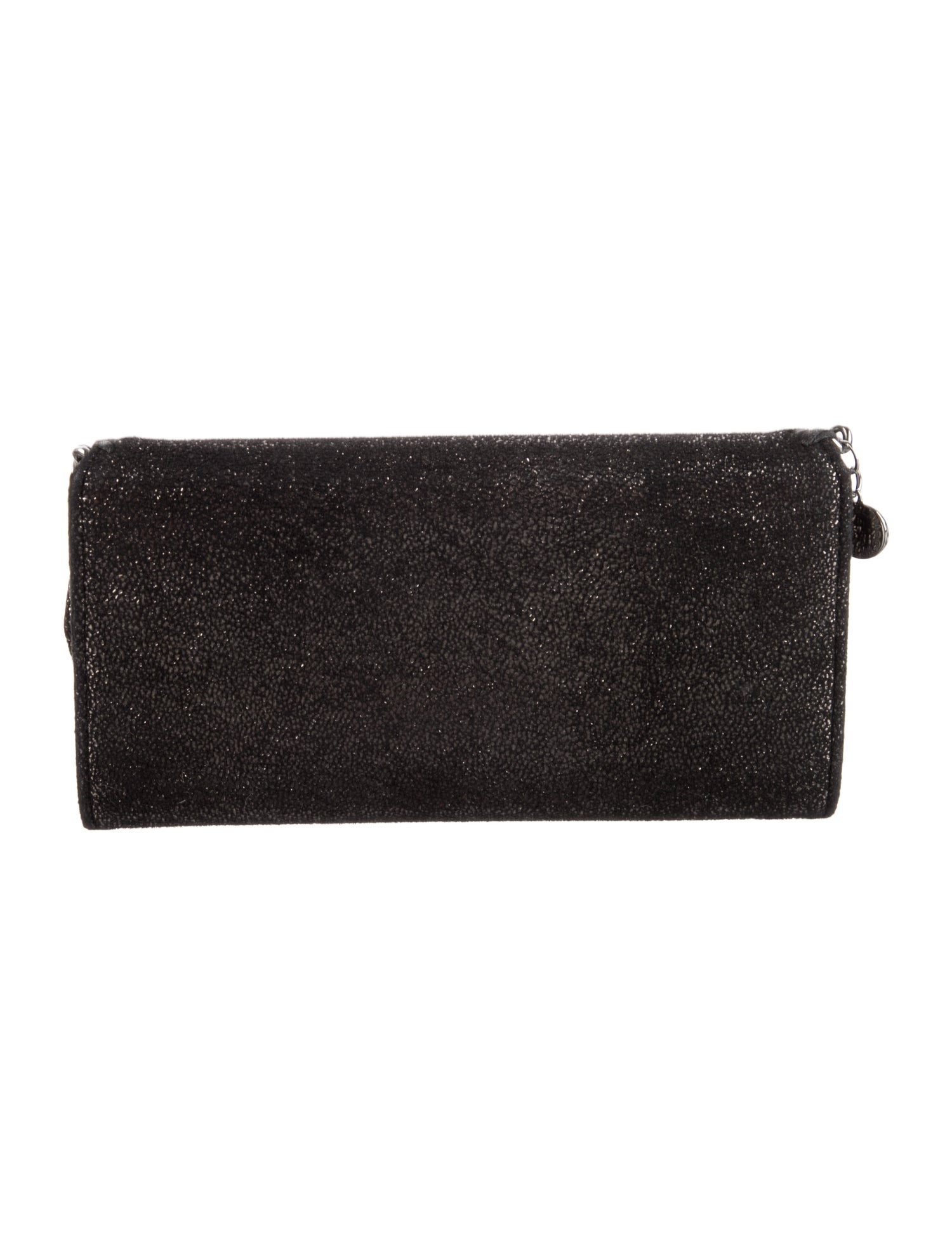 Stella McCartney Suede Continental Wallet