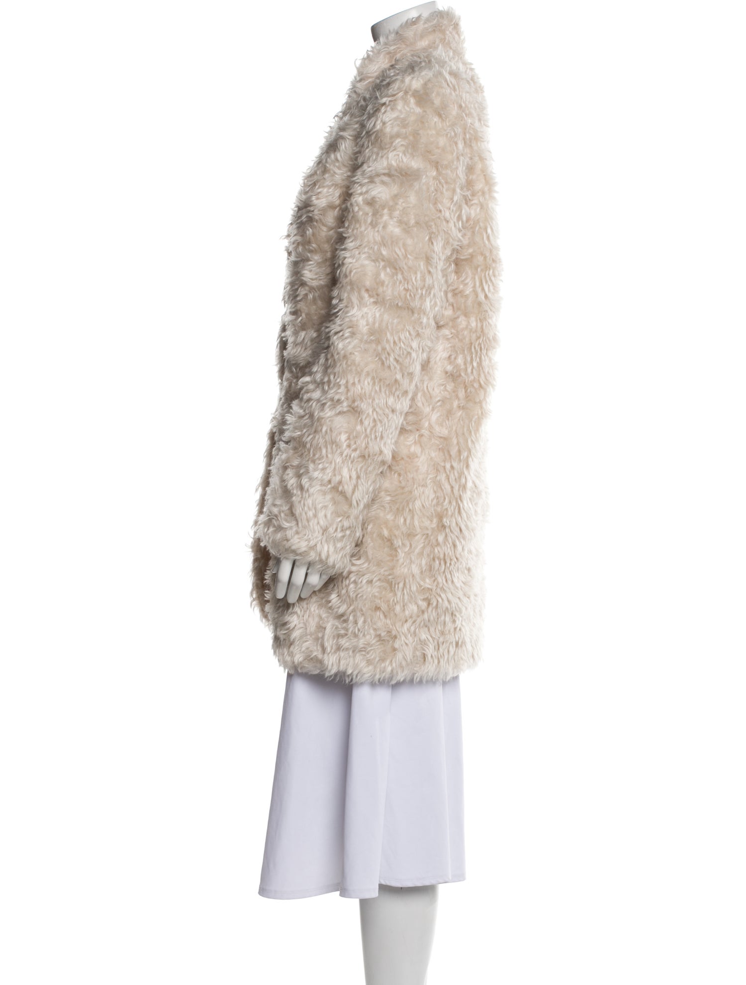 Stella McCartney Mohair Faux Fur Coat