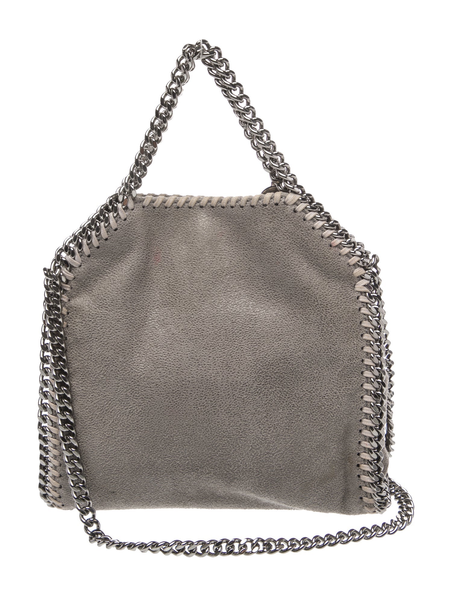 Stella McCartney Vegetarian Suede Top Handle Bag