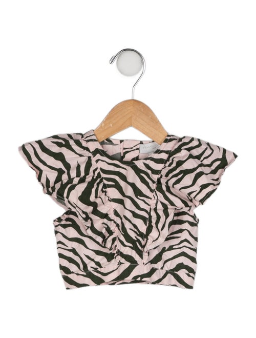 Stella McCartney Toddler Girls' " Zebra " Printed Sleeveless Top