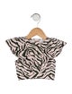 Stella McCartney Toddler Girls' " Zebra " Printed Sleeveless Top