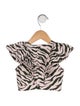 Stella McCartney Toddler Girls' " Zebra " Printed Sleeveless Top