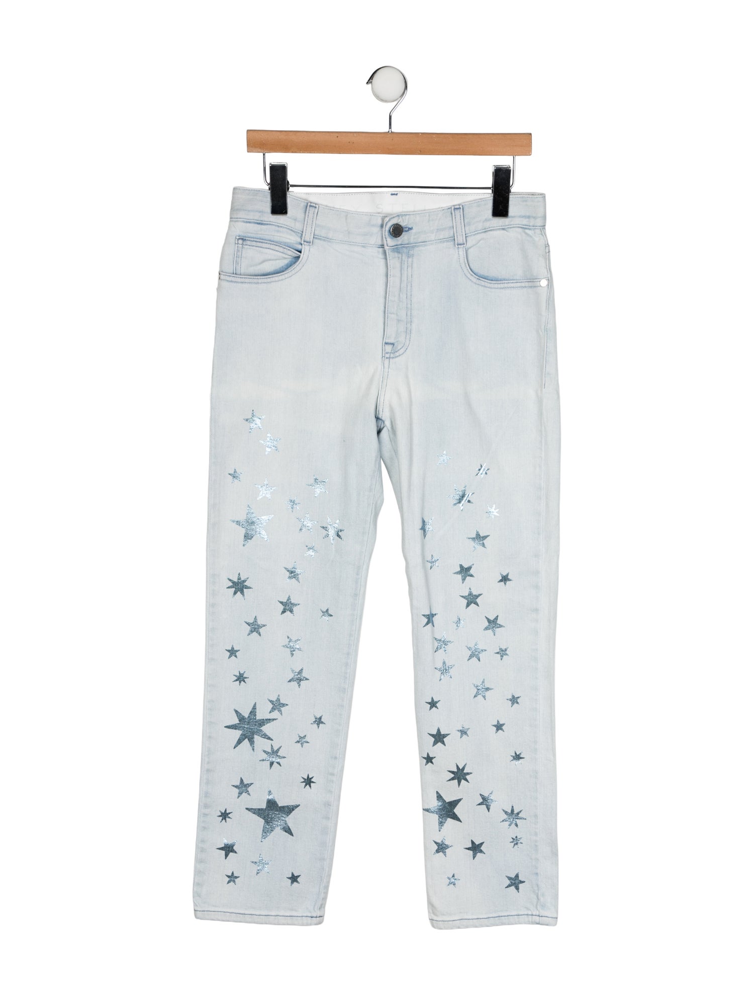 Stella McCartney Mid-Rise Straight Leg Jeans