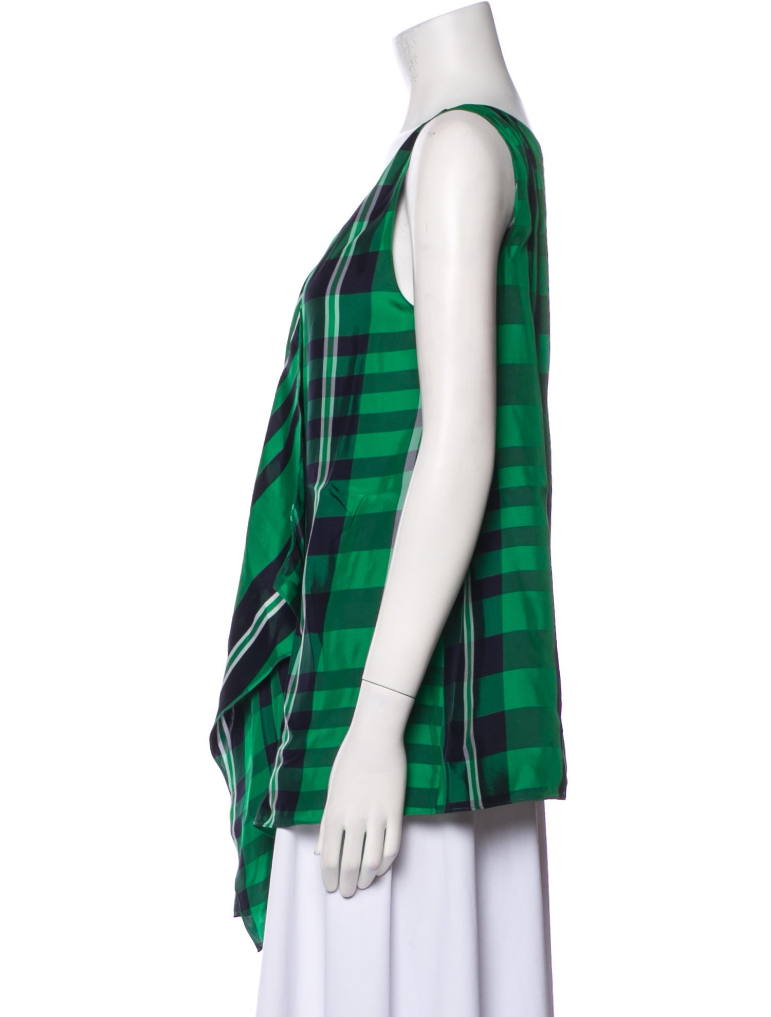 Stella McCartney Striped V-Neck Blouse