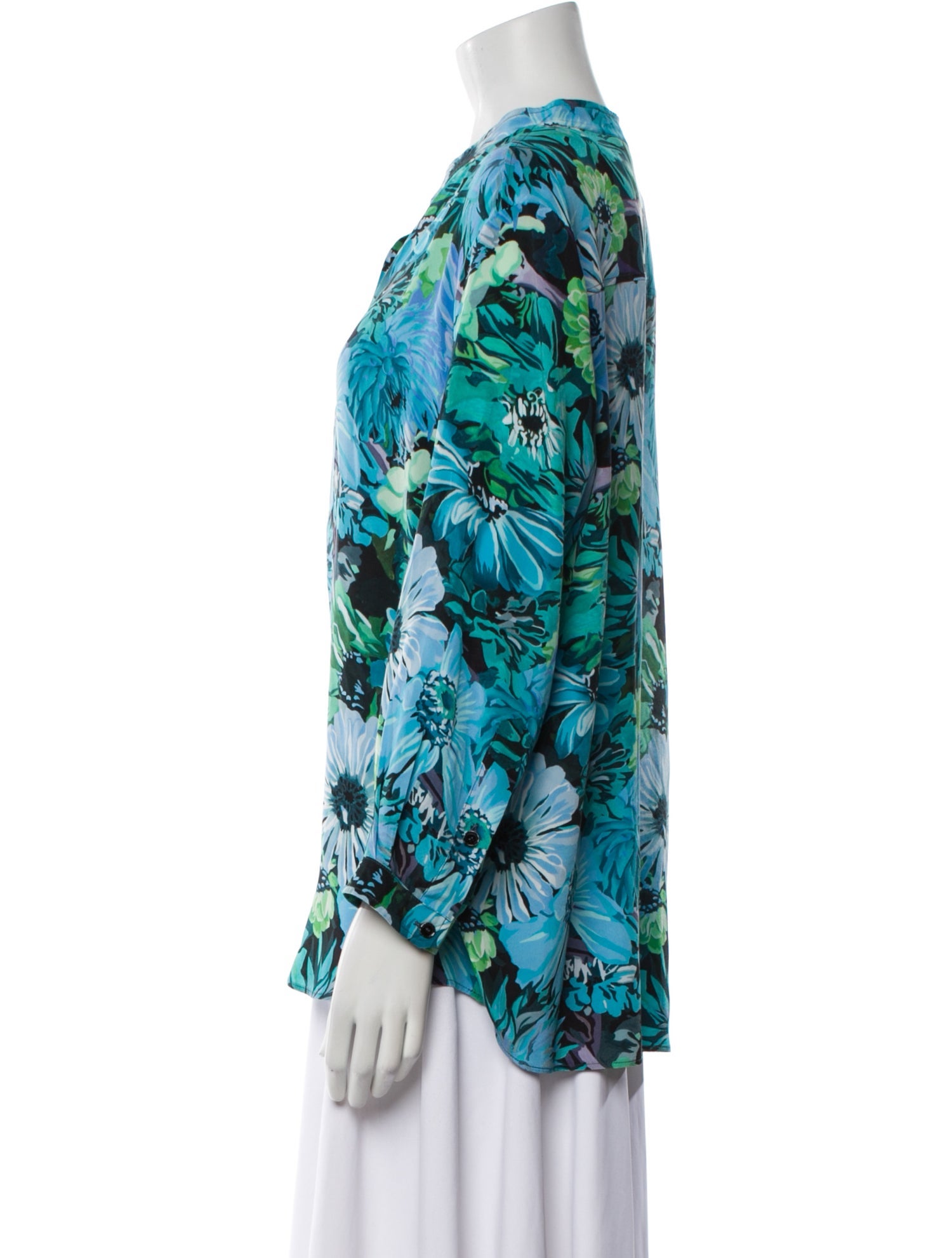 Stella McCartney Silk Floral Print Blouse