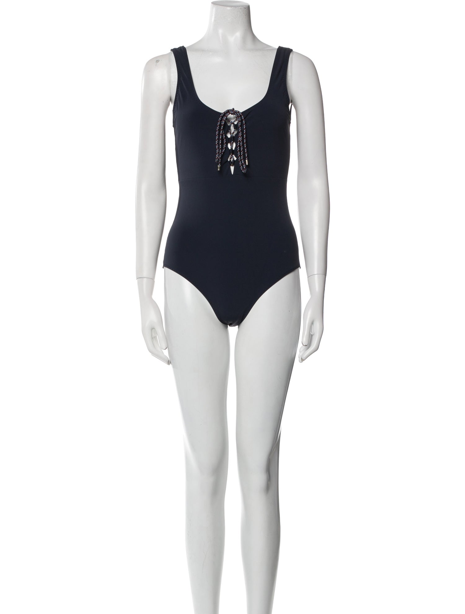 Stella McCartney Chain-Link Accents One-Piece