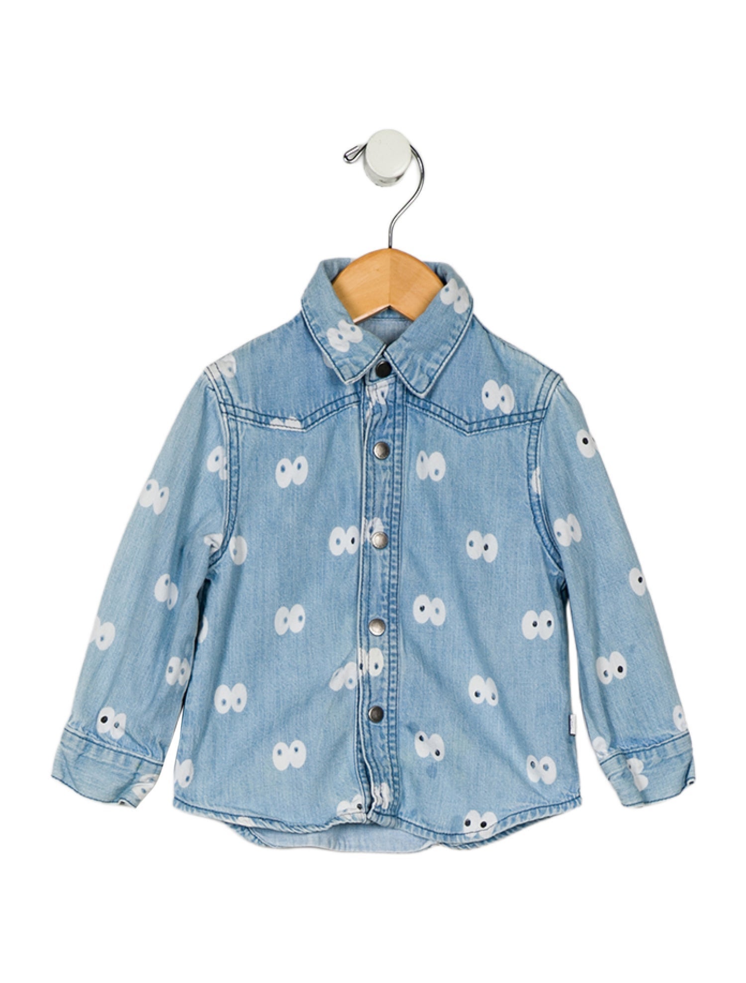Stella McCartney Infant Boys Long Sleeve Denim Shirt
